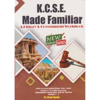 Made Familiar History Kcse